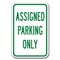 Signmission Resident Parking Only-Assigned Parking Only 12inx18in Heavys, A-1218 Resident Parking Only - Ass A-1218 Resident Parking Only - Ass - alternate 1